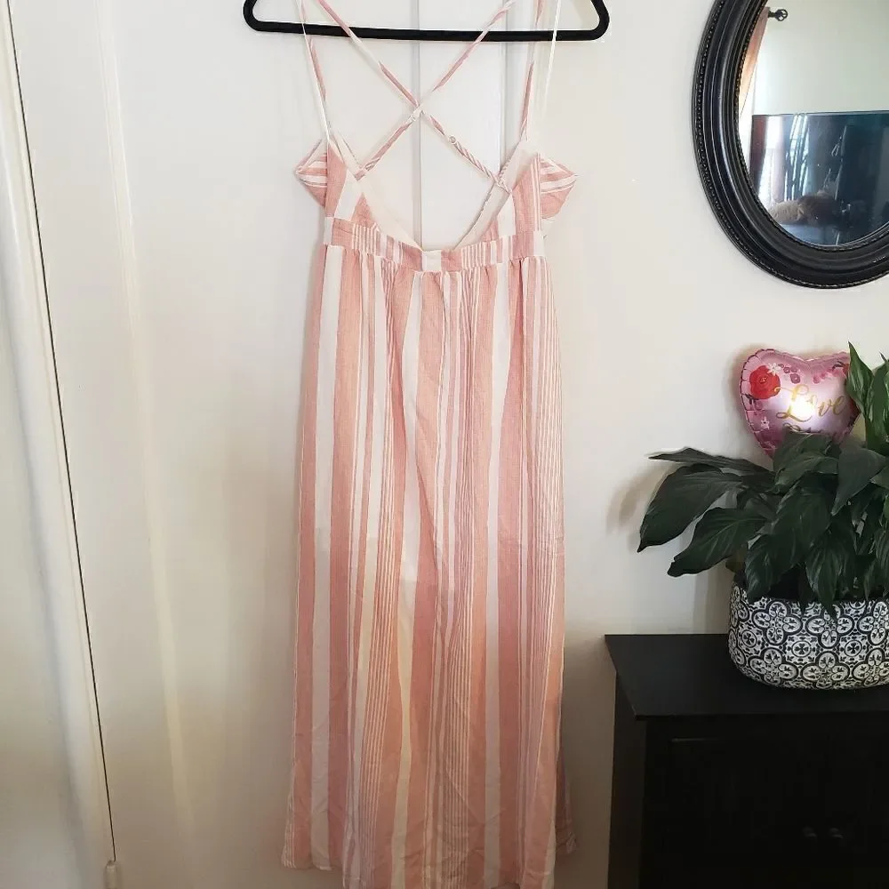 NWOT Shop The Trends Rayon High Low Wrap Dress - Picture 6 of 8